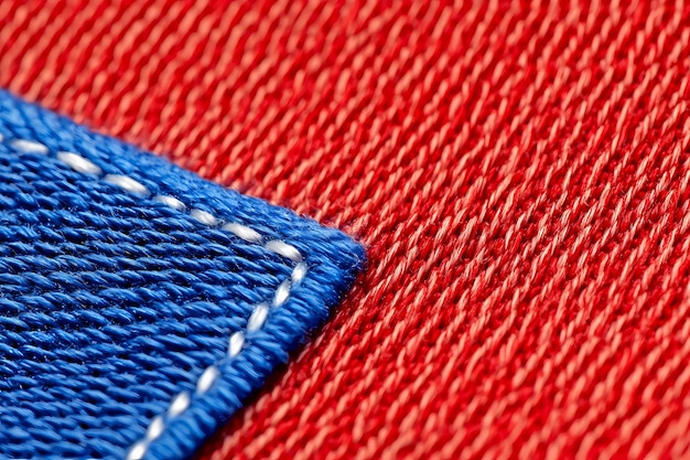 detail šitia pevného stehu